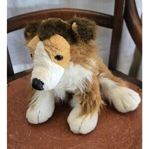 GANZ Webkinz Collie Dog Retired Plush (NO CODE)